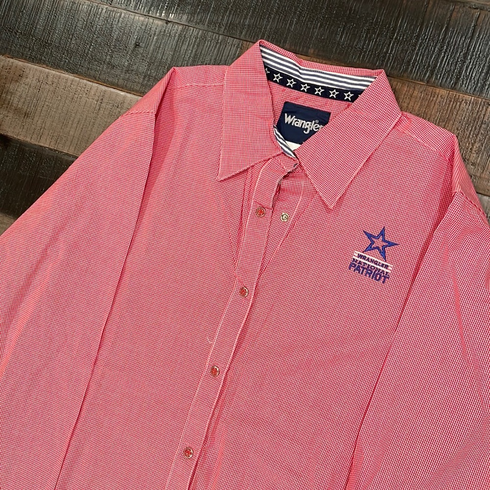 Wrangler National Patriot Long Sleeve Snap Shirt